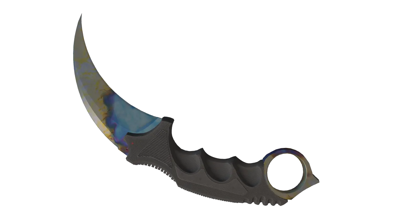 Karambit | Case Hardened seed #405, back