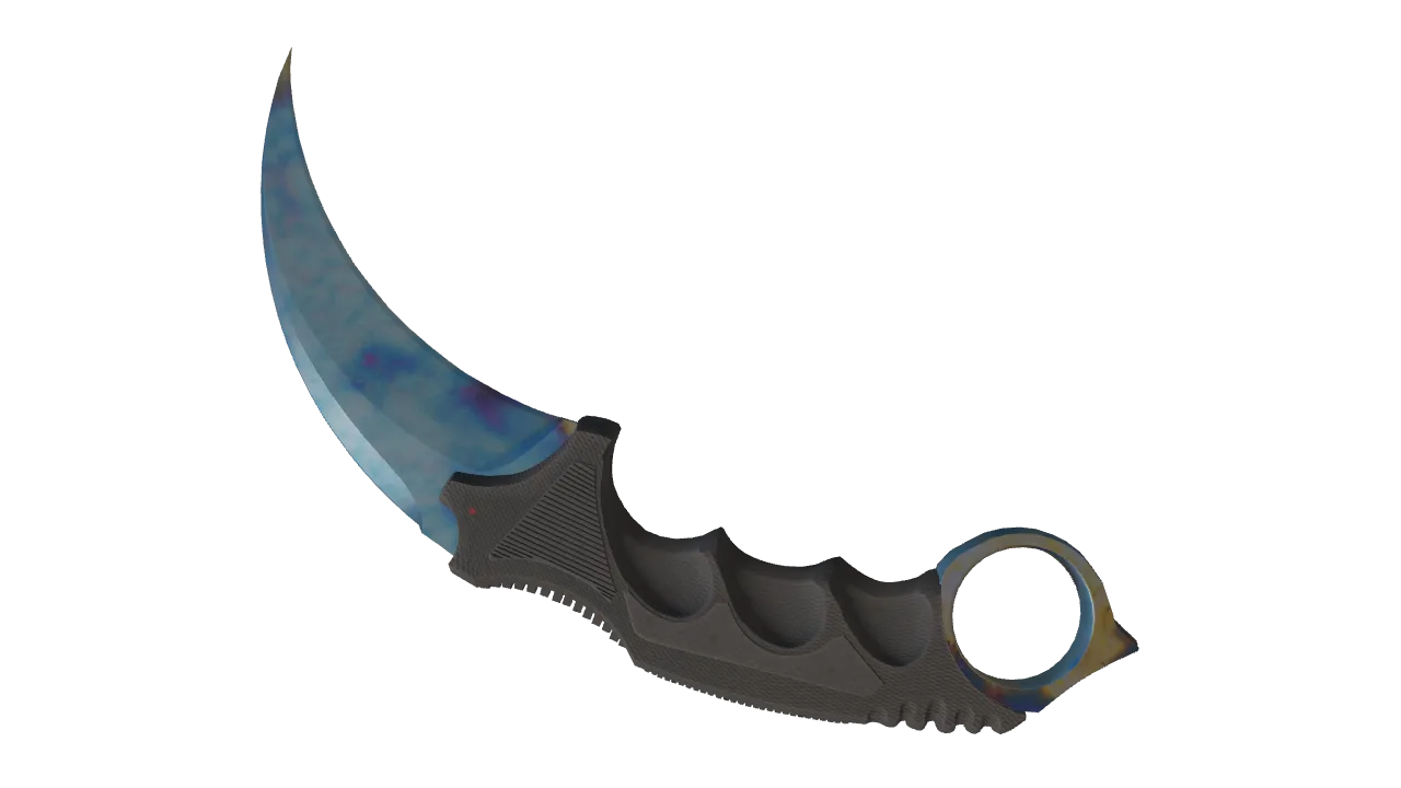 Karambit | Case Hardened seed #406, back
