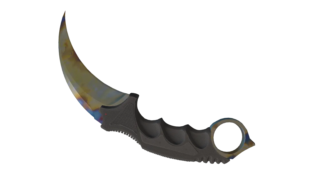 Karambit | Case Hardened seed #407, back