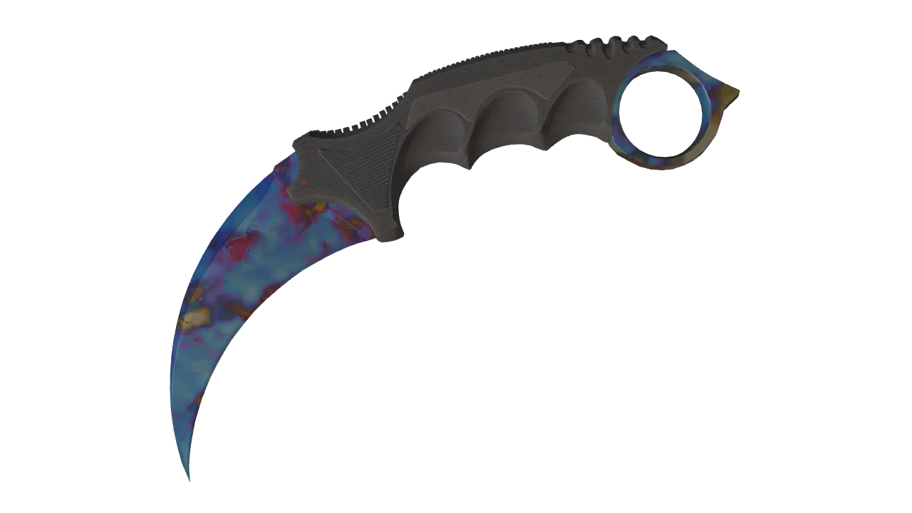 Karambit | Case Hardened seed #413, front