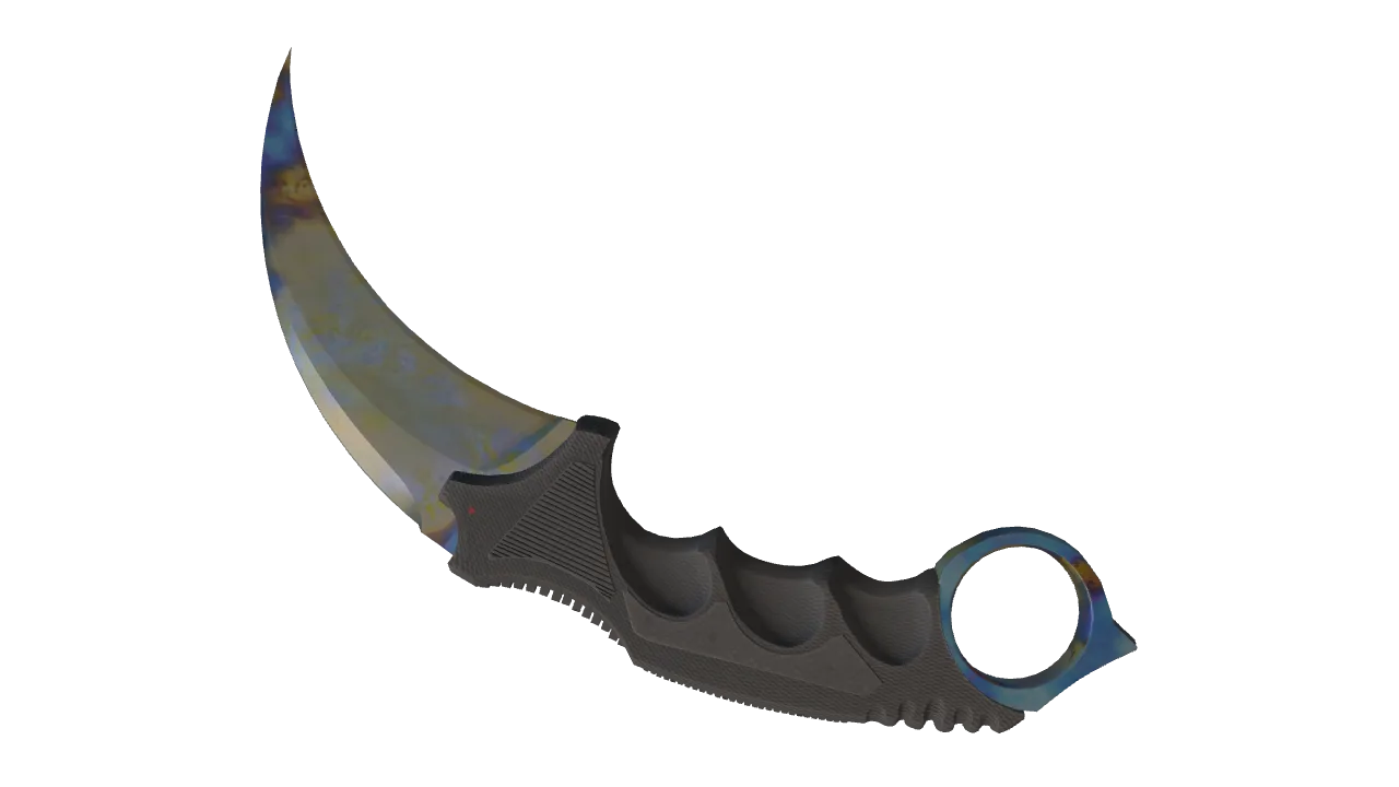 Karambit | Case Hardened seed #429, back