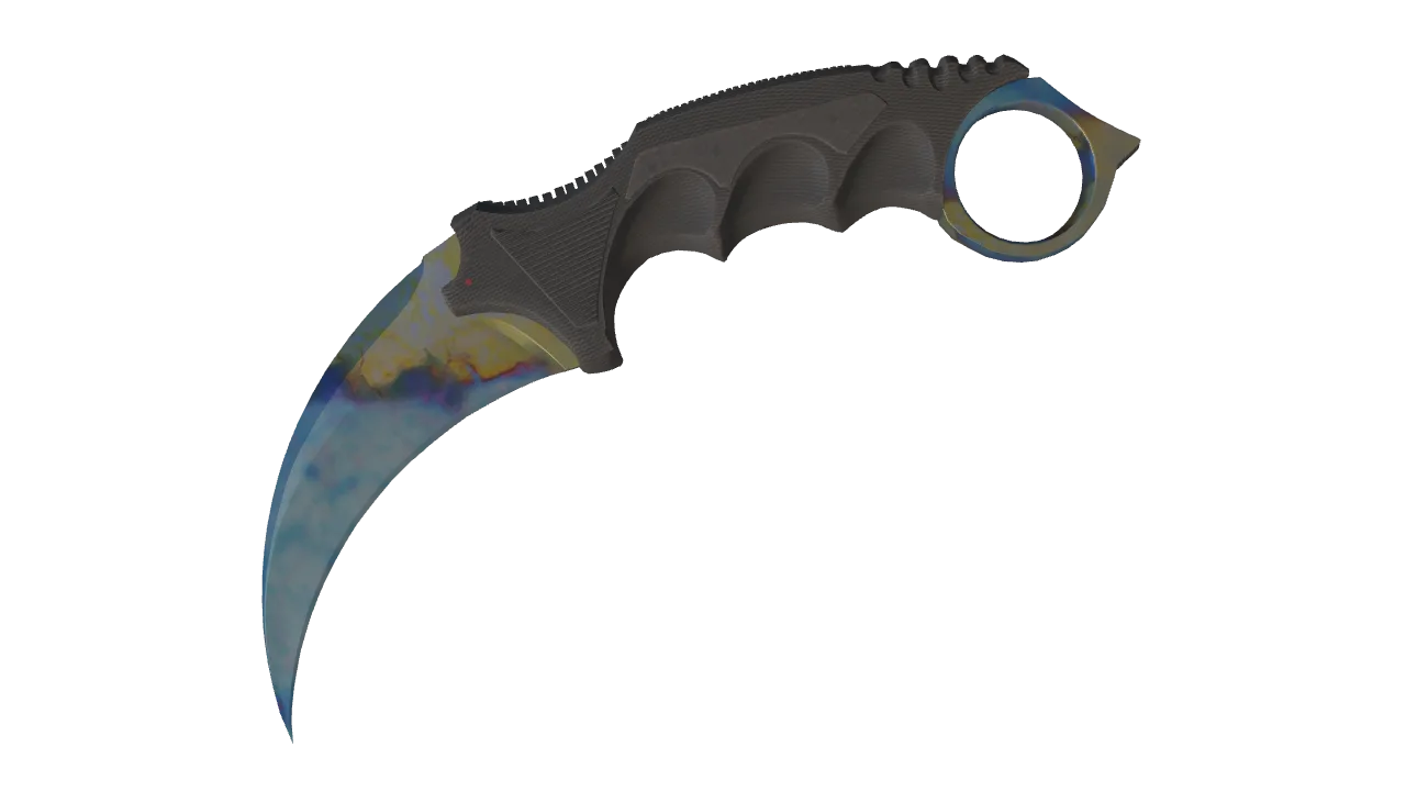 Karambit | Case Hardened seed #429, front