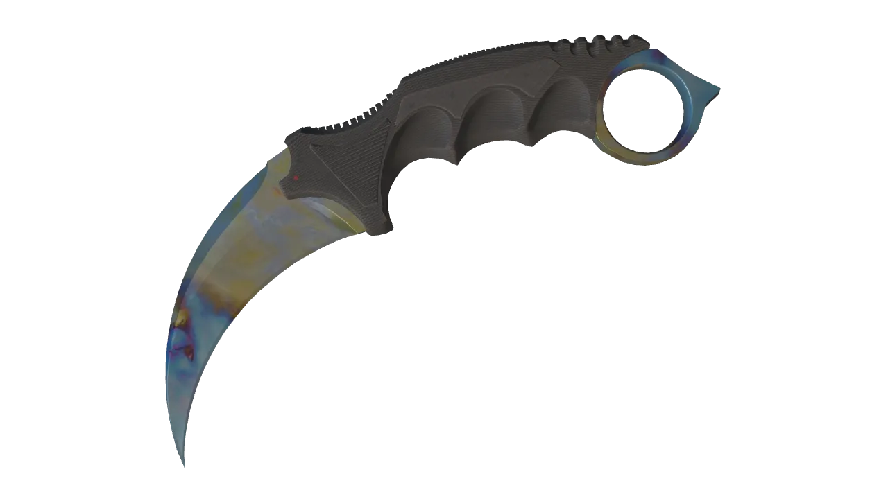 Karambit | Case Hardened seed #430, front