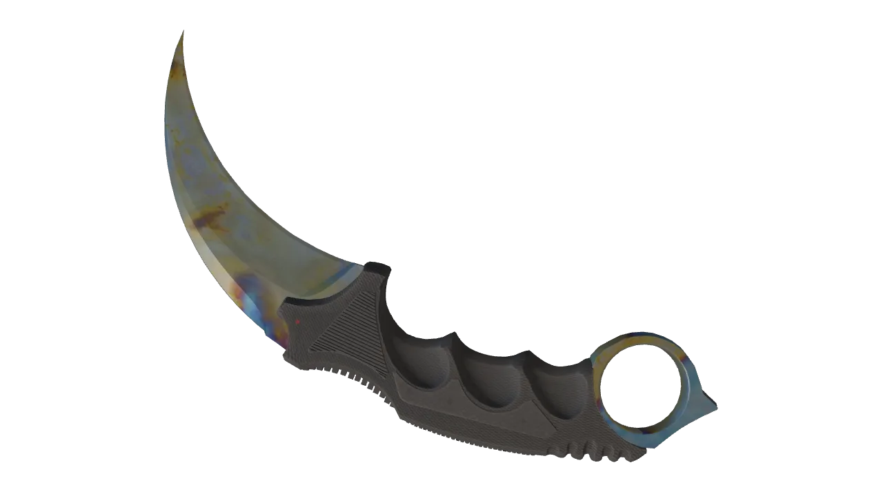 Karambit | Case Hardened seed #434, back