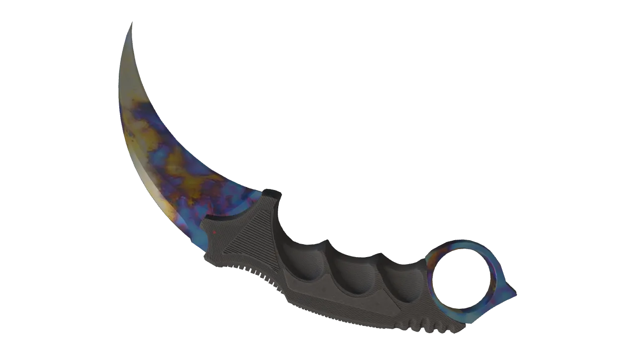 Karambit | Case Hardened seed #450, back