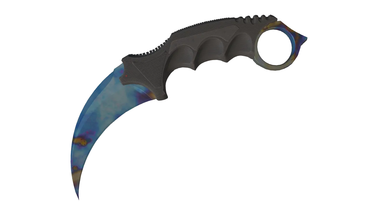 Karambit | Case Hardened seed #453, front
