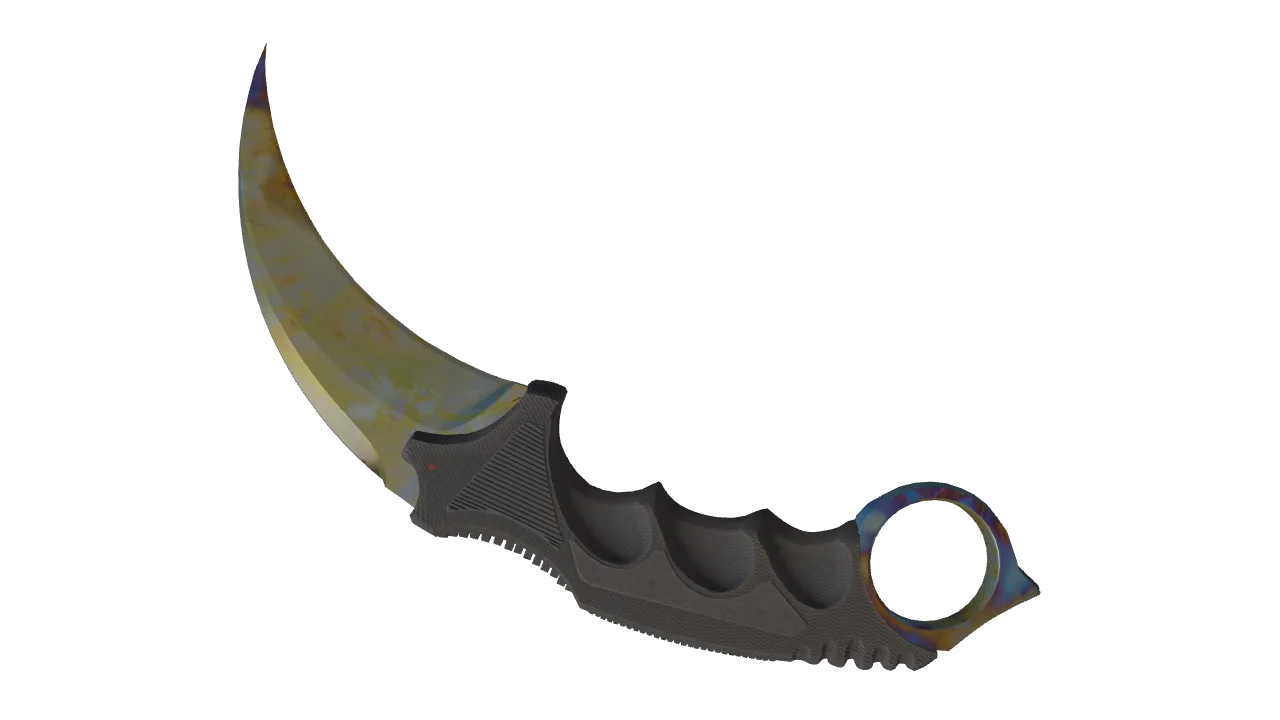 Karambit | Case Hardened seed #463, back