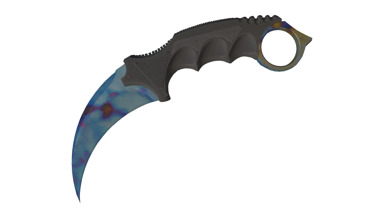 Karambit | Case Hardened seed #463, front