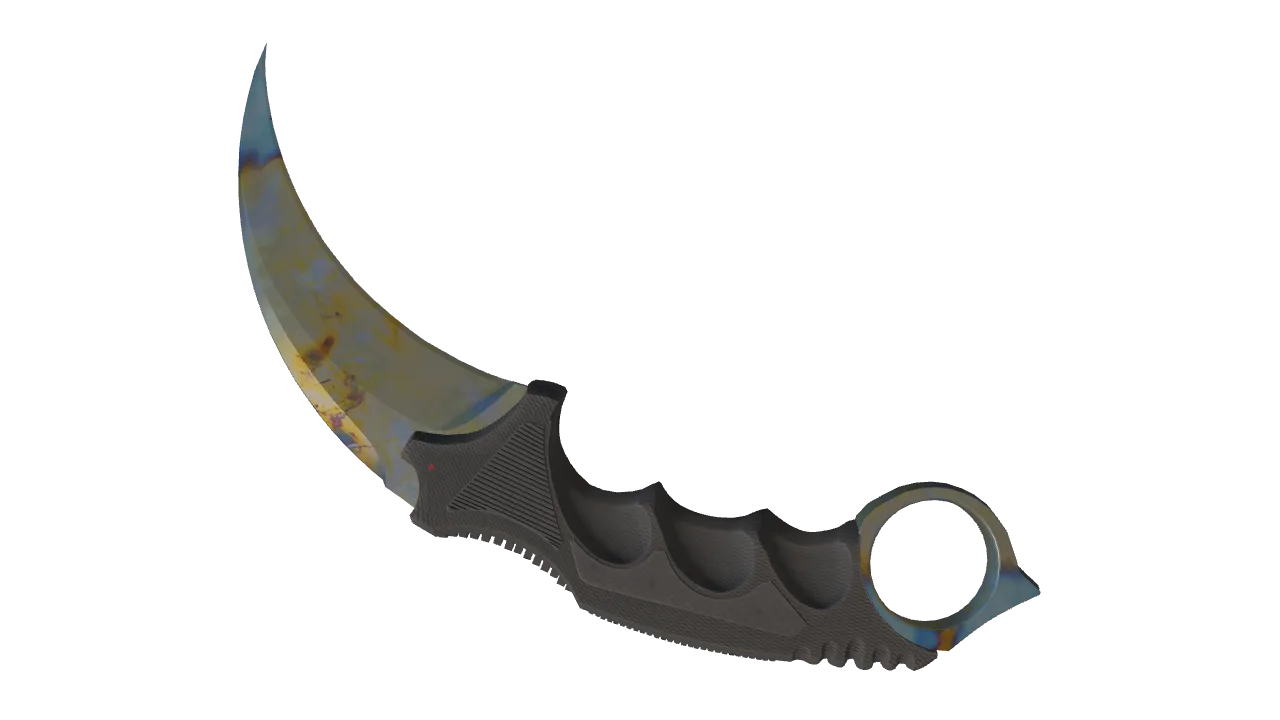 Karambit | Case Hardened seed #470, back