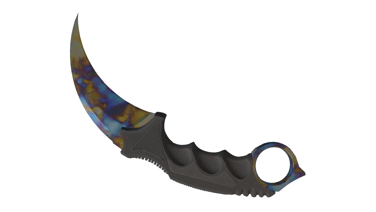Karambit | Case Hardened seed #472, back