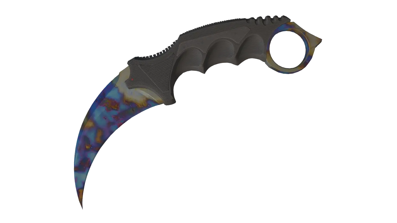Karambit | Case Hardened seed #472, front