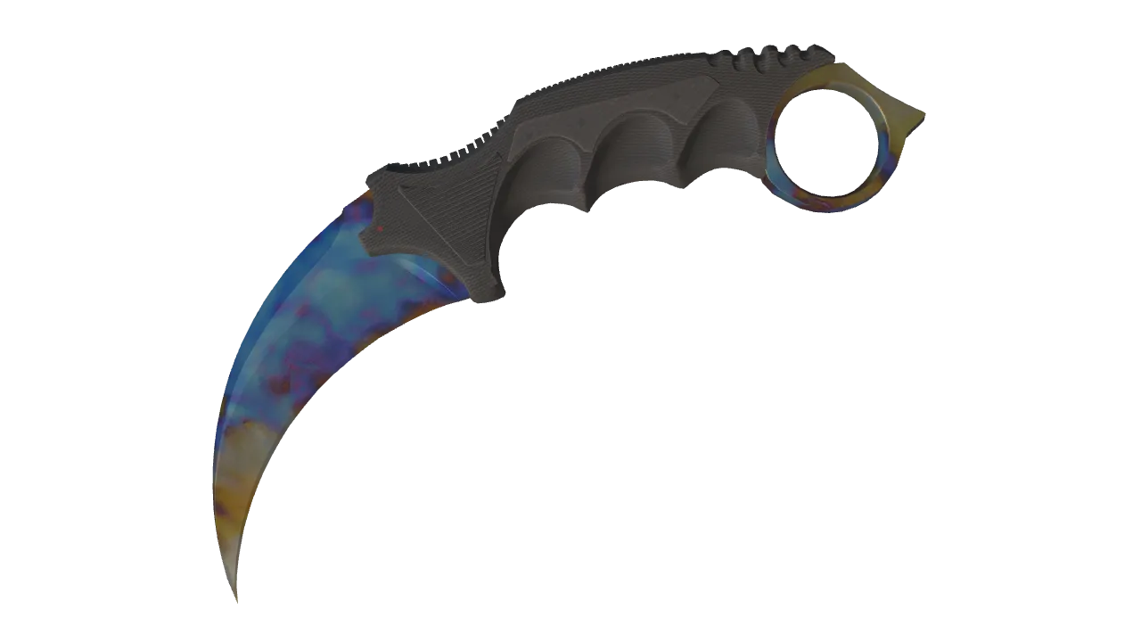 Karambit | Case Hardened seed #488, front
