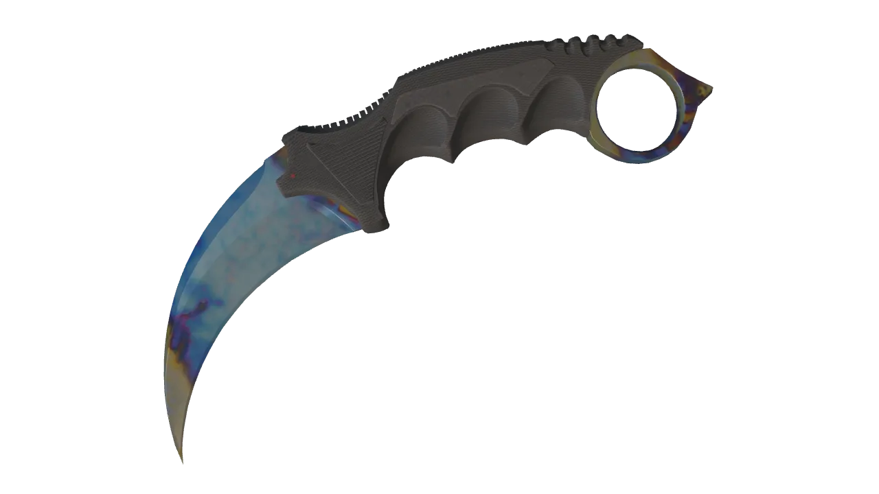 Karambit | Case Hardened seed #494, front