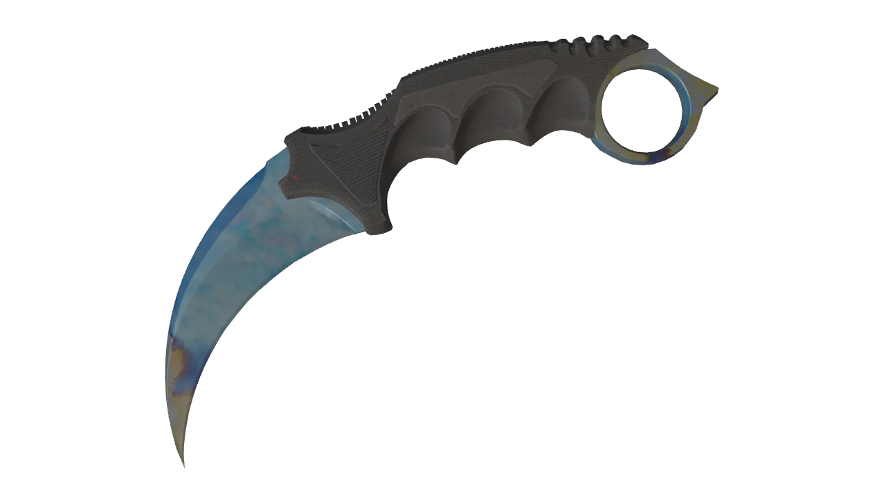 Karambit | Case Hardened seed #507, front