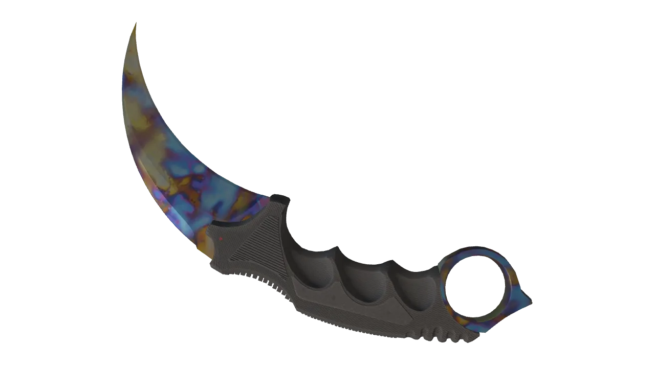 Karambit | Case Hardened seed #509, back