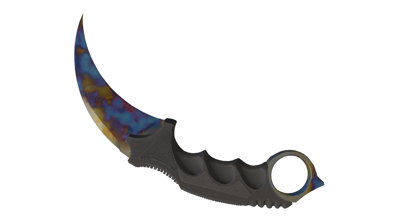 Karambit | Case Hardened seed #515, back