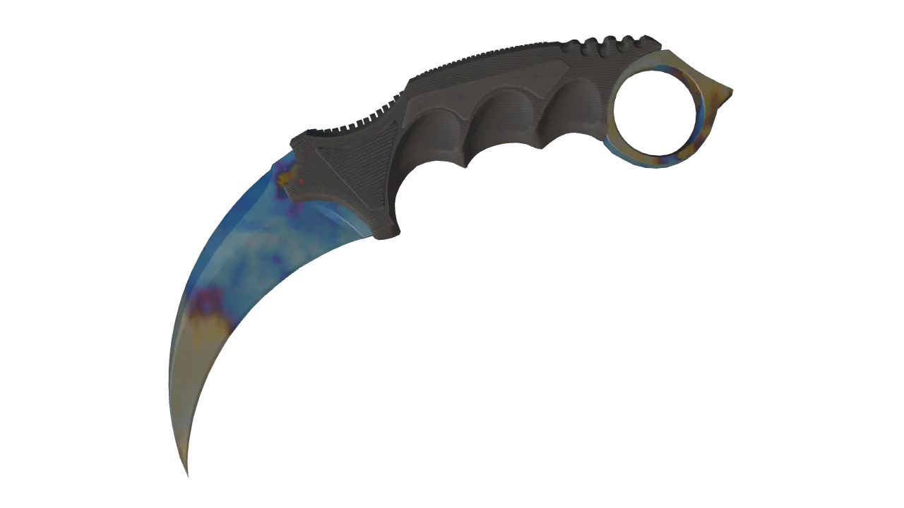 Karambit | Case Hardened seed #522, front