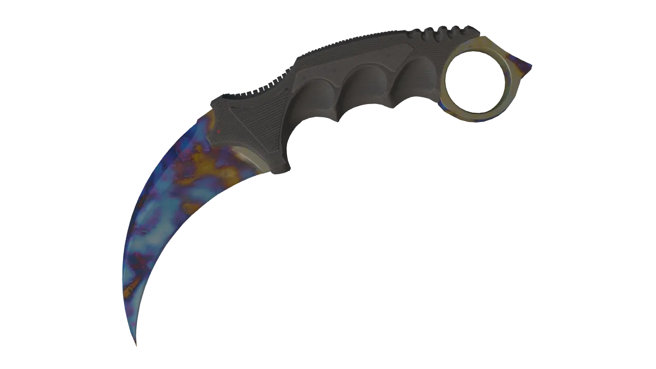 Karambit | Case Hardened seed #530, front
