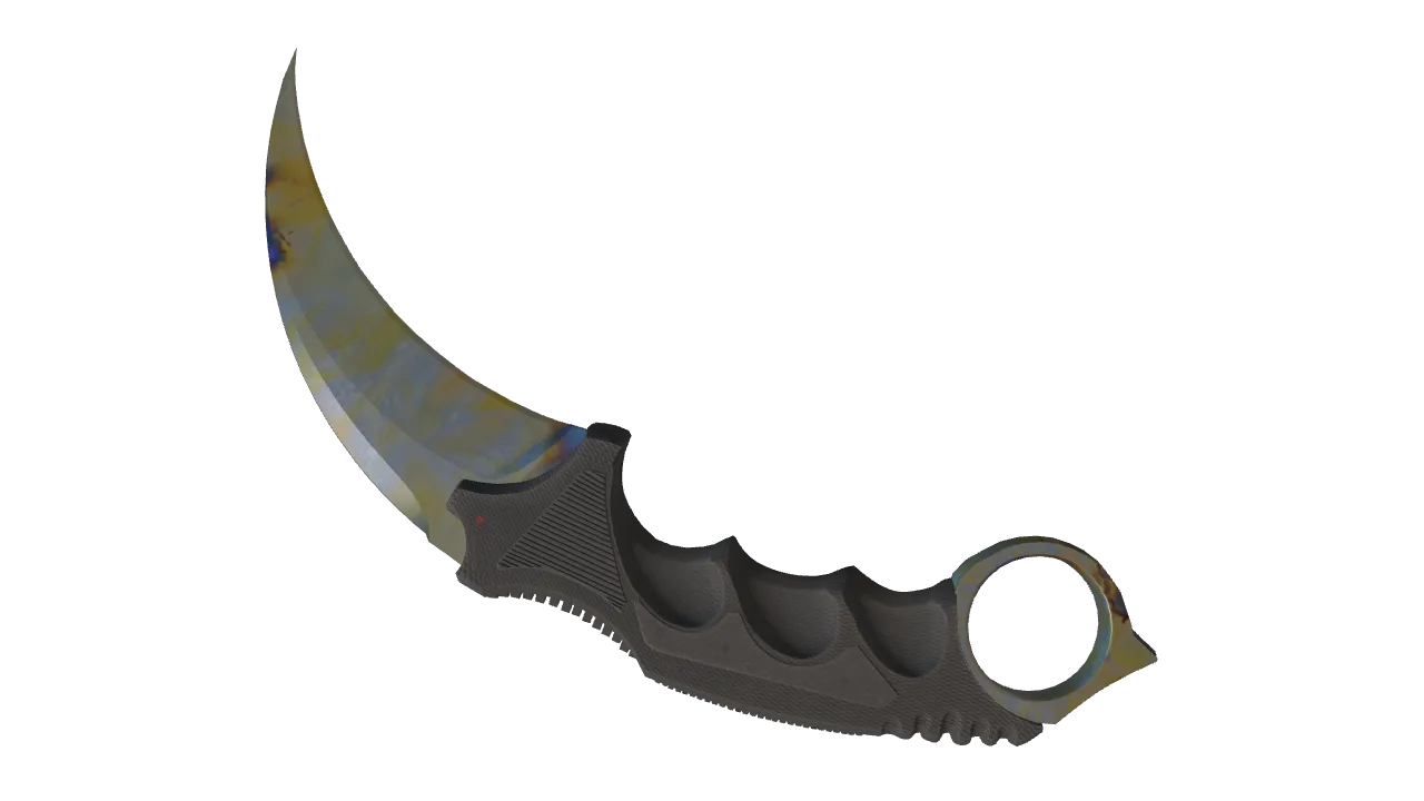 Karambit | Case Hardened seed #539, back