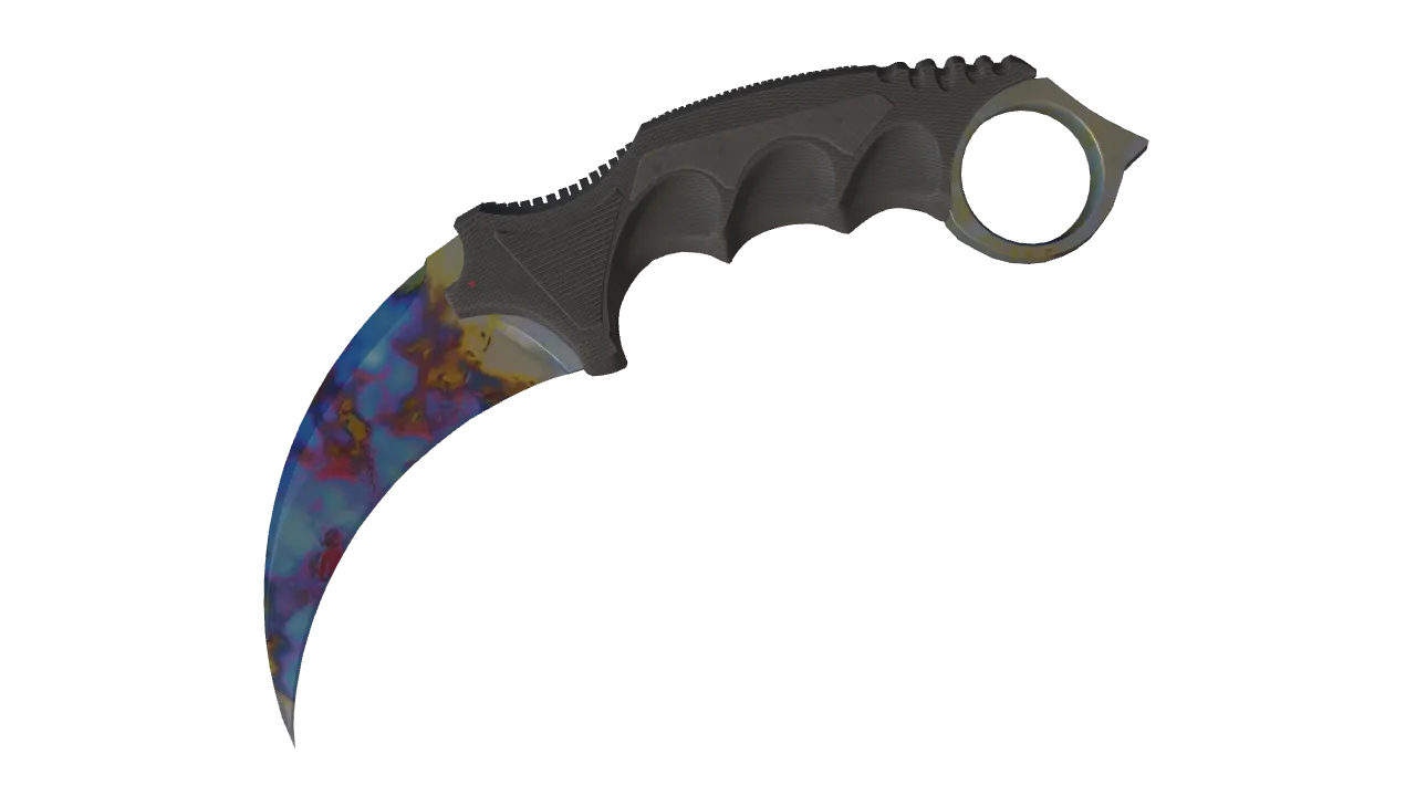 Karambit | Case Hardened seed #539, front