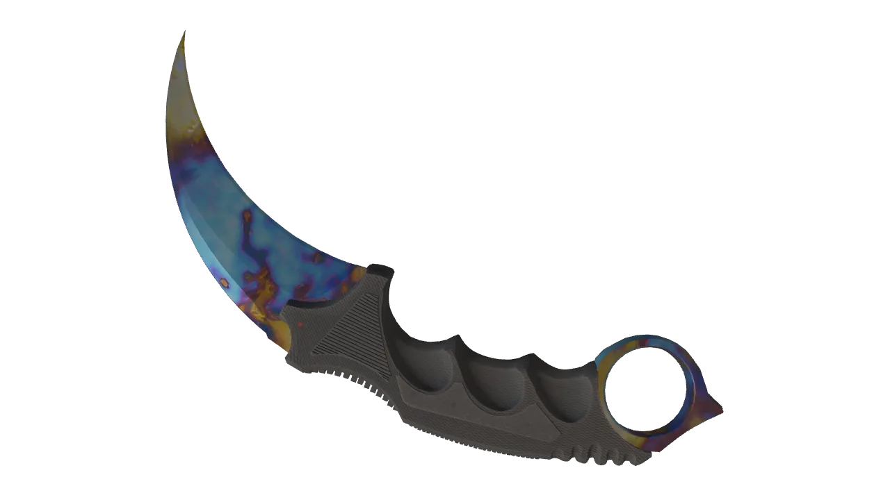 Karambit | Case Hardened seed #541, back