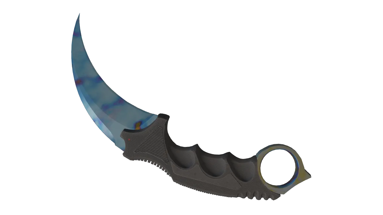 Karambit | Case Hardened seed #550, back