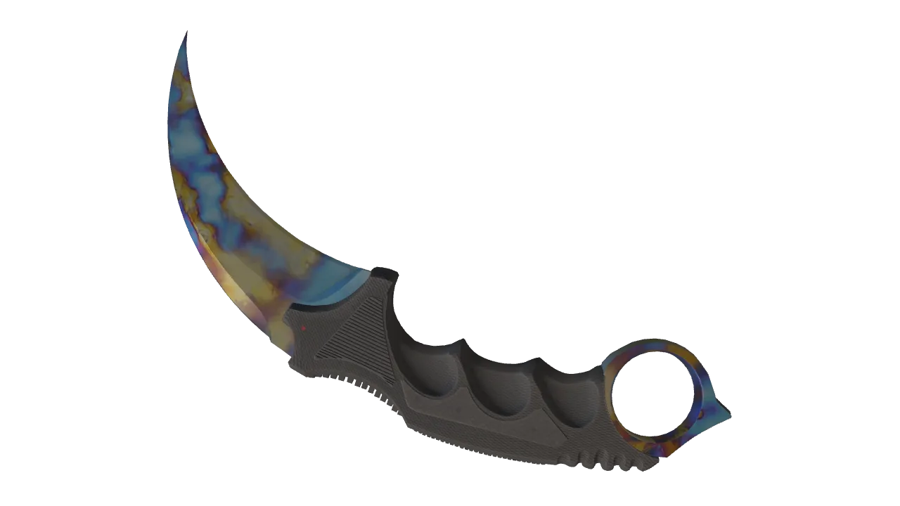 Karambit | Case Hardened seed #563, back