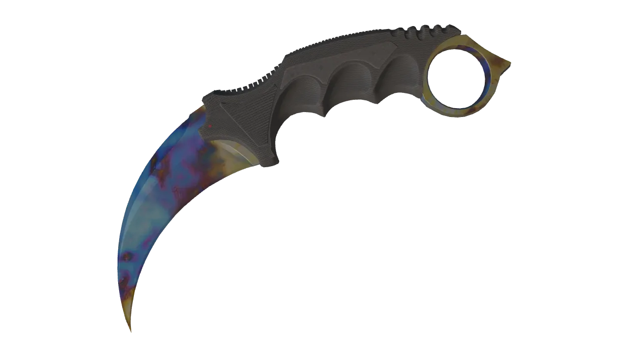 Karambit | Case Hardened seed #563, front
