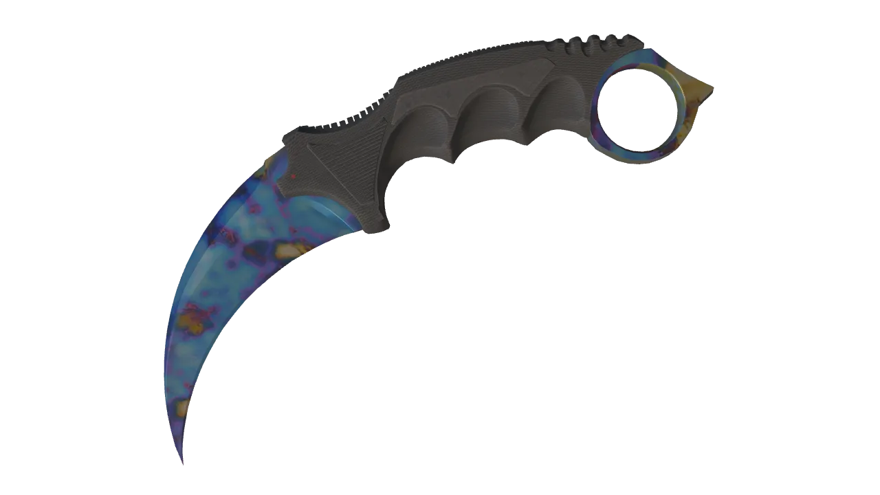 Karambit | Case Hardened seed #57, front
