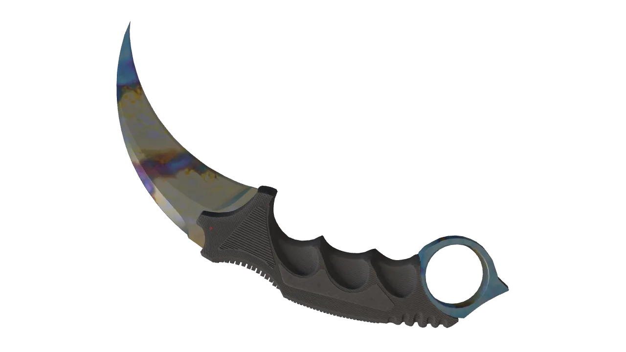 Karambit | Case Hardened seed #588, back