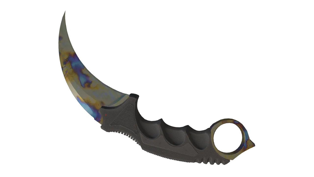 Karambit | Case Hardened seed #615, back