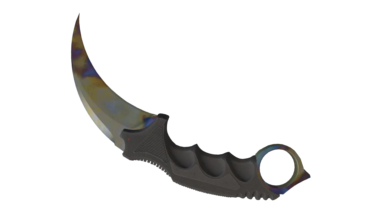 Karambit | Case Hardened seed #616, back