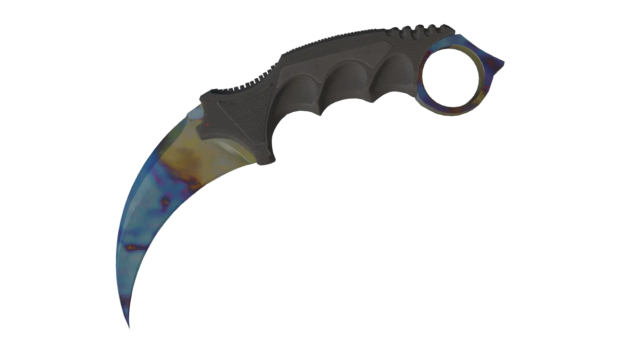 Karambit | Case Hardened seed #616, front