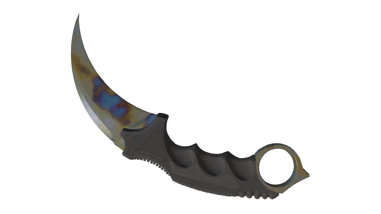 Karambit | Case Hardened seed #622, back