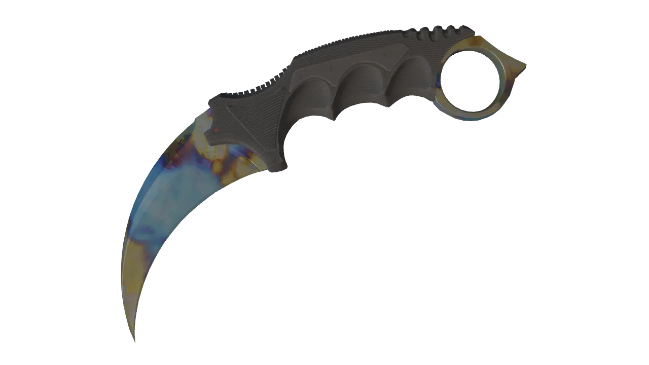 Karambit | Case Hardened seed #622, front