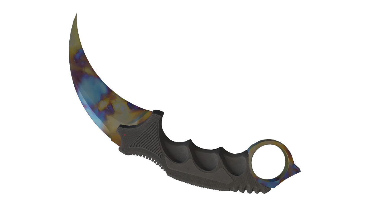 Karambit | Case Hardened seed #631, back