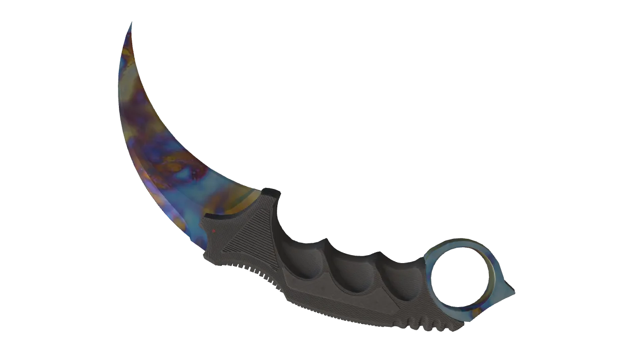 Karambit | Case Hardened seed #632, back