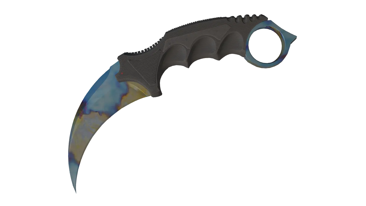 Karambit | Case Hardened seed #632, front