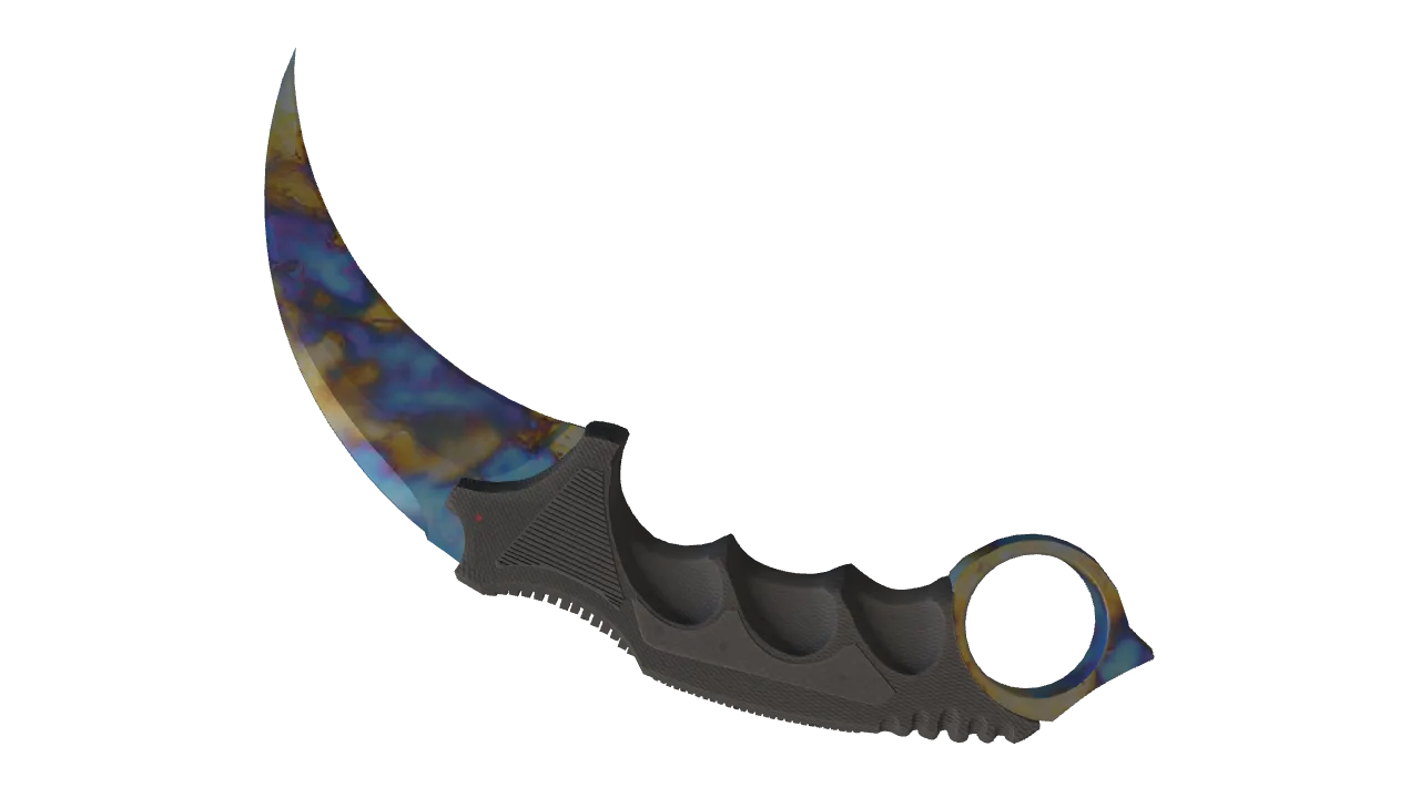 Karambit | Case Hardened seed #644, back