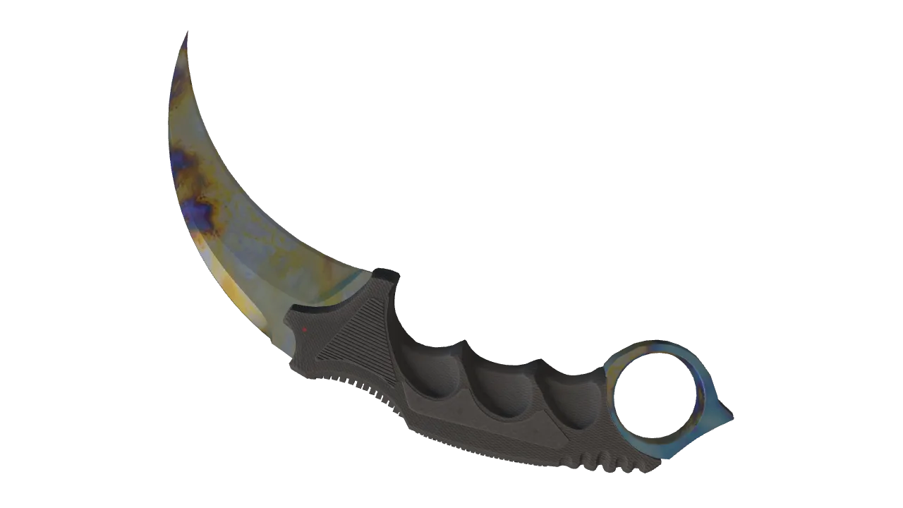 Karambit | Case Hardened seed #690, back