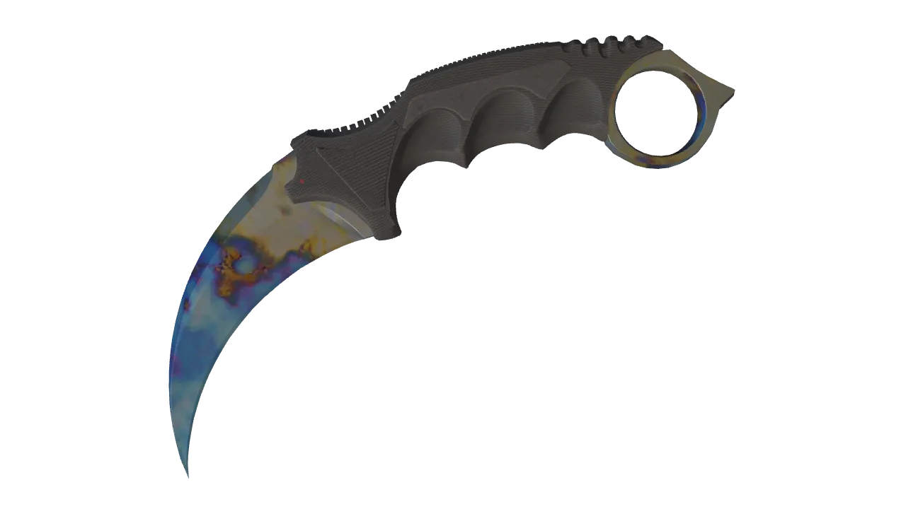Karambit | Case Hardened seed #690, front