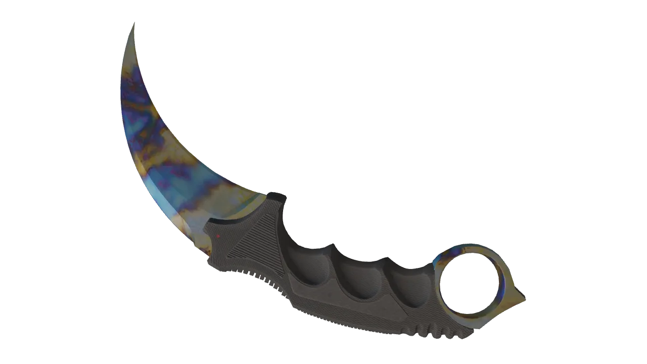 Karambit | Case Hardened seed #694, back