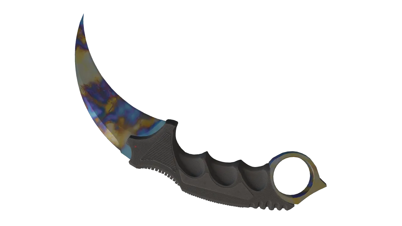 Karambit | Case Hardened seed #708, back
