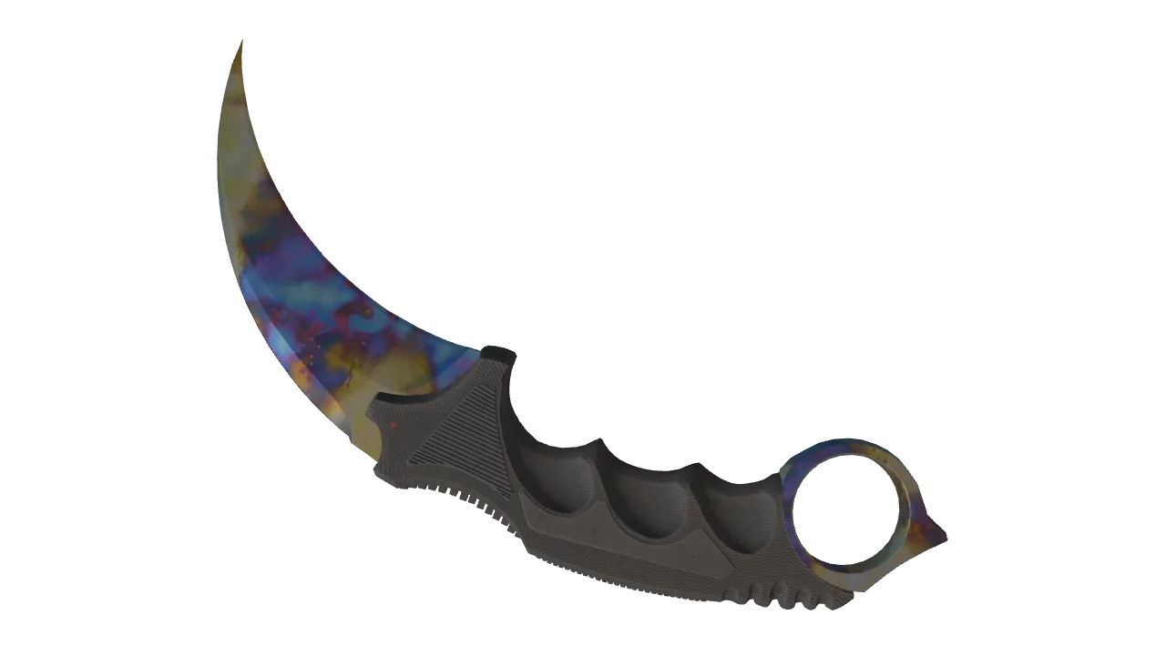 Karambit | Case Hardened seed #713, back