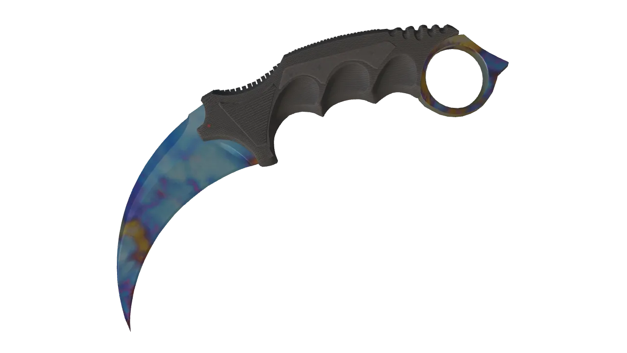 Karambit | Case Hardened seed #727, front