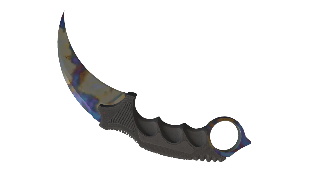Karambit | Case Hardened seed #728, back
