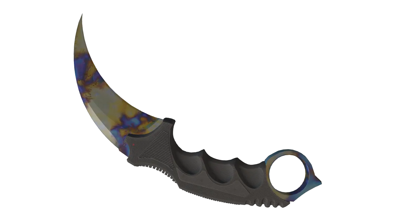 Karambit | Case Hardened seed #73, back