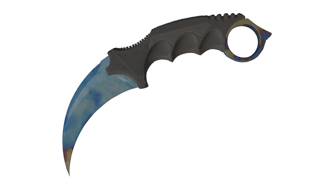 Karambit | Case Hardened seed #73, front