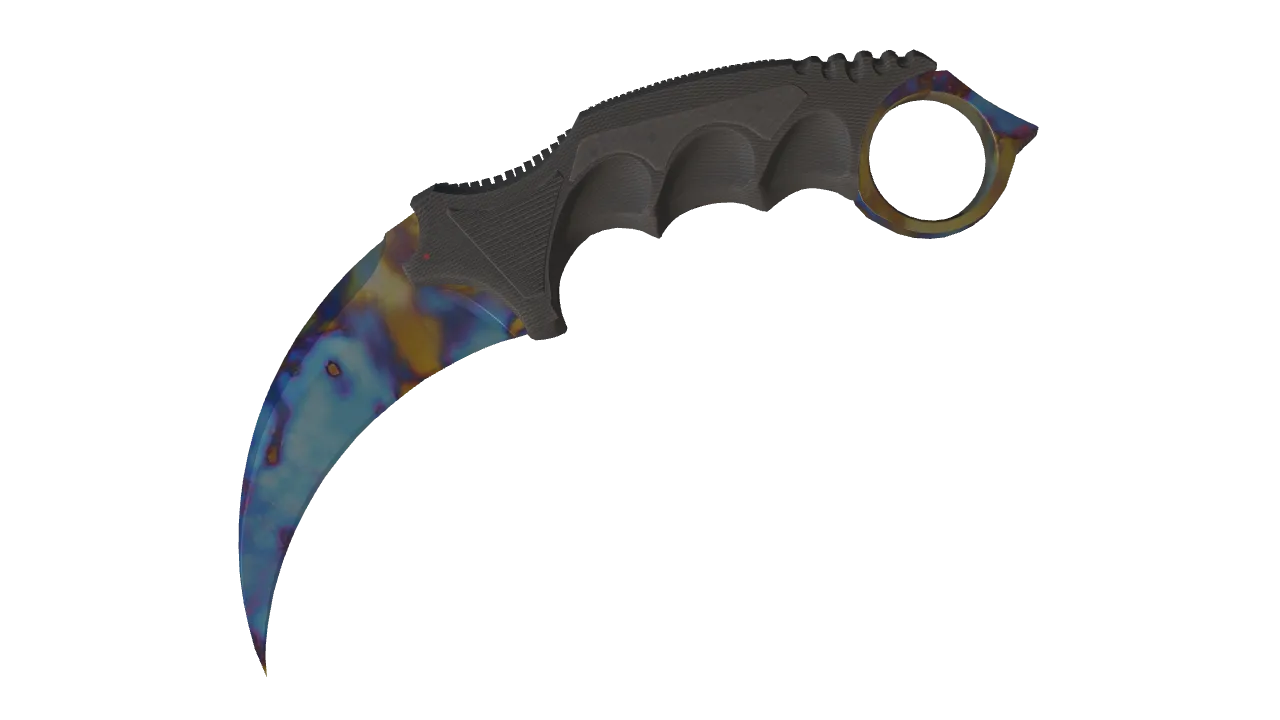 Karambit | Case Hardened seed #766, front