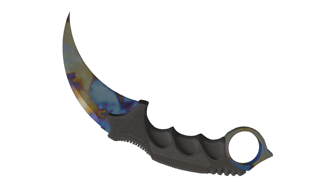 Karambit | Case Hardened seed #770, back
